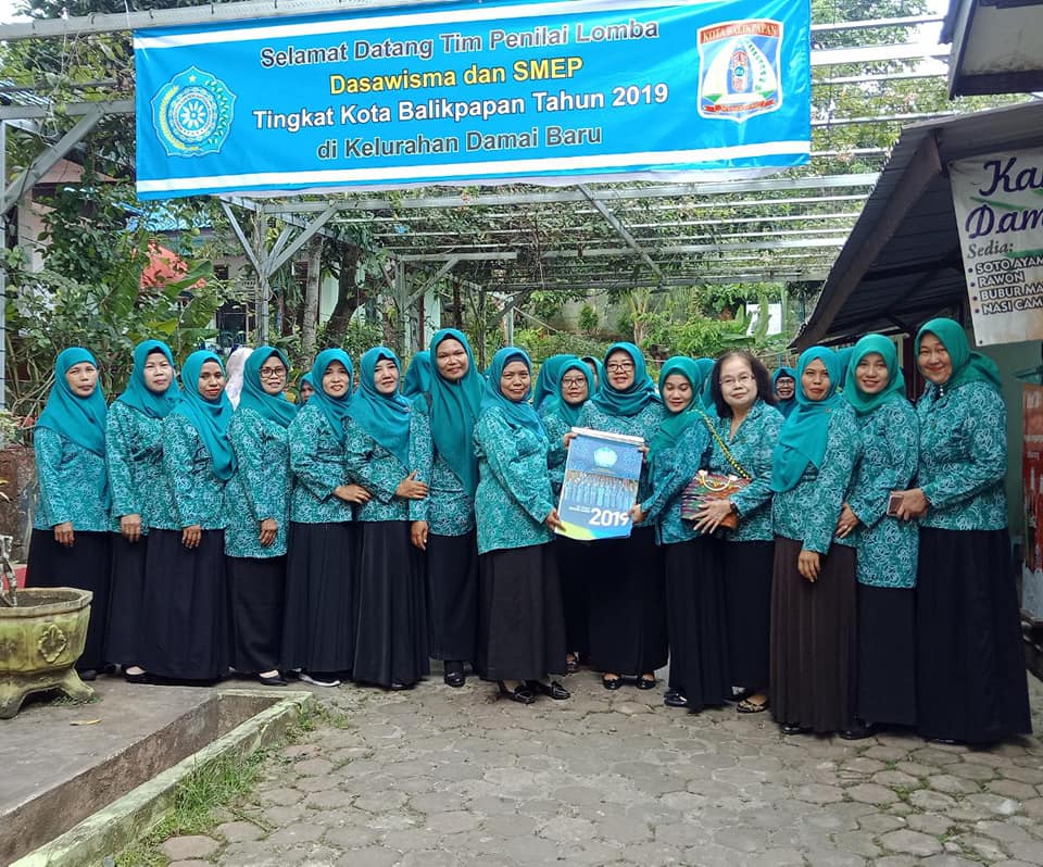 Penilaian Lomba Tertib Adminitrasi TP PKK dan Dasawisma Kelurahan Damai Baru Tk. Kota Balikpapan Tahun 2019.  Memberikan yg terbaik itu lebih utama dari menjadi yg terbaik.